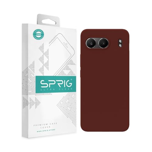Image of SPRIG Compatible with OnePlus Nord 4 Premium SilkTone Back Cover Drop Tested Shock Proof Mobile Case for Men, Women, Boys and Girls with Camera Protection (Dark Brown)