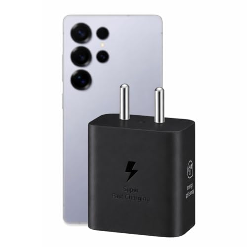 Image of Original 45W SuperFast Charger with 3.3Ft Type-C Cable, Compatible with Samsung S26 /S25 /S24 Ultra /S24+ /S23 FE /S22 /S21 FE /Z Fold 7 /F55 /M55 /M35 /A55 /A35 /S11 /S9 Plus /Z Fold 7 /Flip 7 /6 /5, by HESPA