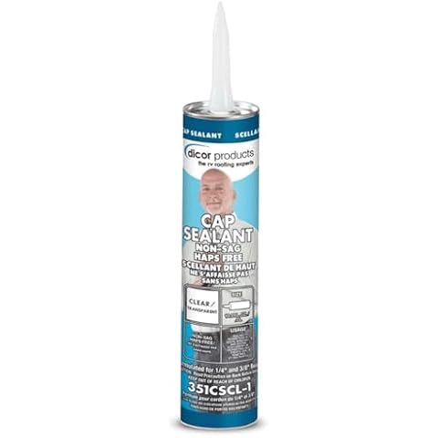 DICOR 351CSCL-1 Clear Cap SEALANT 10.1 OZ (1) Cover