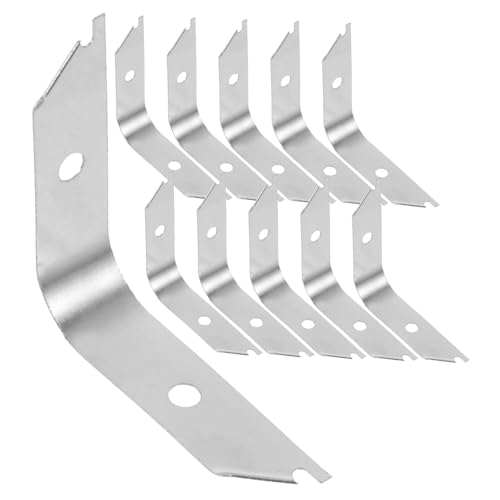 Image of 50pcs Spring Clips for Picture Frames Backing Plates for Easy Hanging Multi-use Art Display Hardware Smooth and Wear-Resistant Design