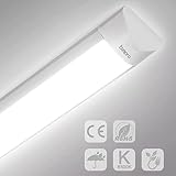 ✨Sin parpadeo: las luces LED están hechas de plástico de alta calidad y aleación de aluminio, la carcasa blanca lechosa y el LED de alta calidad no producen deslumbramiento, la fuente de luz es más suave y equilibrada, protege sus ojos, no hace ruido, las luces blancas brillantes lo hacen más fácil de completar el trabajo por la noche.