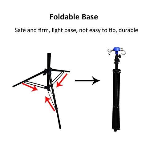 Potence à perfusion portable en aluminium, support haut de gamme réglable