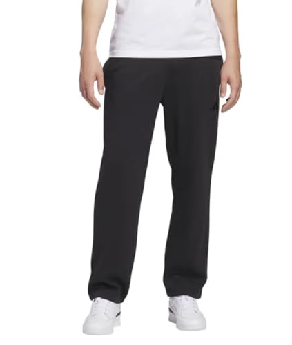 adidas Men's Fleece Pant with Pockets (US, Alpha, Medium, Regular, Regular, Black)