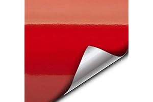VViViD Red Gloss Car Wrap Vinyl Roll with Air Release Adhesive: Elevate...