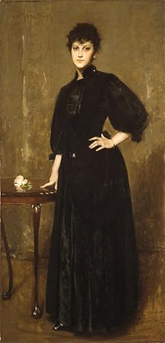 Lienzo Dame in Schwarz: cuadro de William Merritt para dar alma y vida a tu hogar