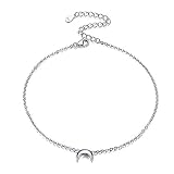 💕 Tobillera ideal para cualquier persona aficionando belleza 💕 mujeres, madres, hijas, novia, amigas, muchachas, chicas, niñas y etc, uso diario en cualquiera ocasión, buen regalo en Navidad, Nuevo Año, cumpleaños, aniversario, boda, compromiso, Día de Madre, Día Valentín...