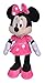 Simba 6315870227 - Disney Minnie Mouse, 25cm Plüschtier im pinken Kleid, Kuscheltier, Micky Maus, ab den ersten Lebensmonaten