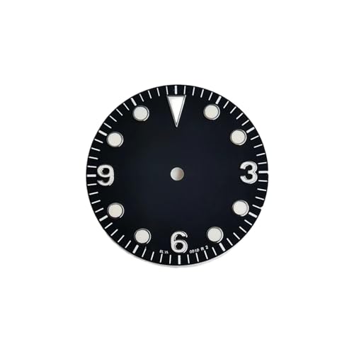 1�� �r���v �����ՃJ���[ �}�b�g�u���b�N ���t�Ȃ� �u���b�N Skx007 SKX009 NH36 �X���[���~�����[�^�[ NH35 �P�[�X ���j�o�[�T�� 28.5mm ?(25)