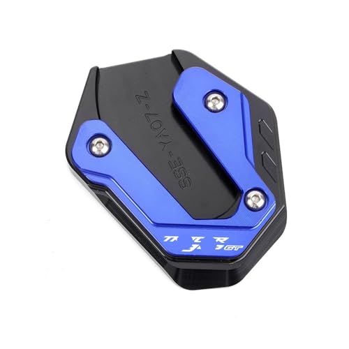 Prolongateur béquille moto TRACER 900GT en aluminium CNC avec bouchon valve pneu