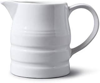 WM Bartleet & Sons 1750 T37 Porcelain Traditional Churn Jug 2 Pints-White