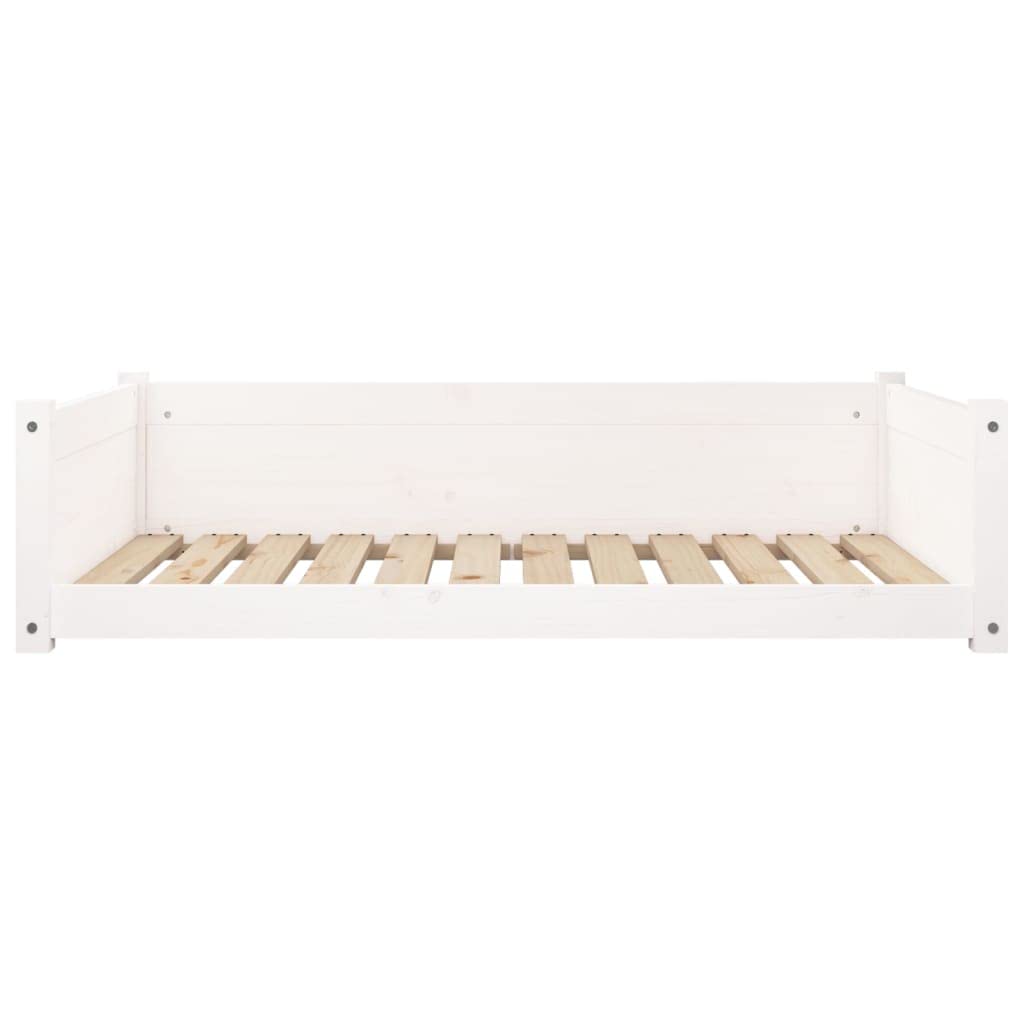 Mangloder - Cuccia per cani in legno massello di pino con pareti laterali, 105,5 x 75,5 x 28 cm, cuscino per cani, cuscino per animali domestici, per cuccioli, interni ed esterni, antiscivolo