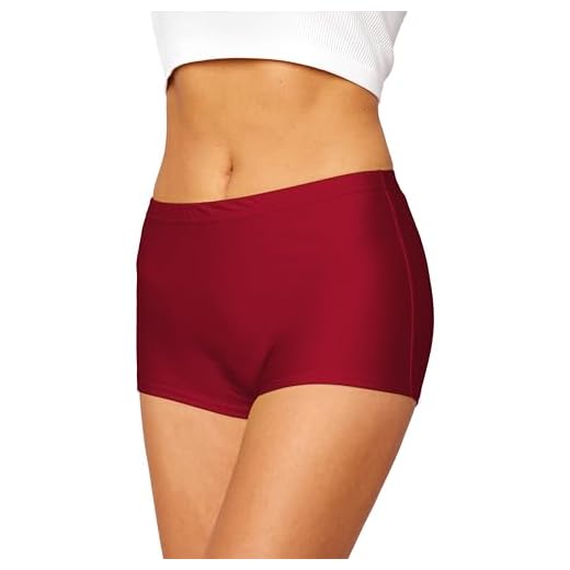 Merry Style Damen Badeshorts Bikinihose Modell L23L1 (Weinrot (4222), 44)