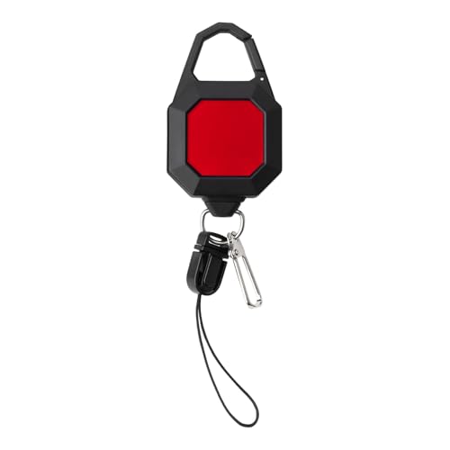 JUYAXIN 高耐久バッジホルダー 釣り道具用品 ロックリトラクター 格納式キーホルダー 釣りリトラクター 格納式コード メカニズム付き