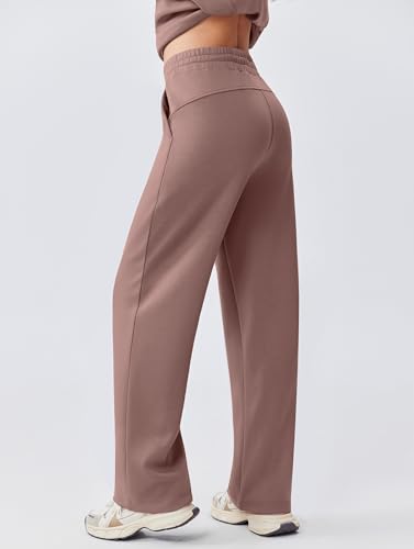 Image of PINSPARK 2 Piece Sets for Women 1 /2 Zip Sweatsuit Loose Fit Sweatshirt Straight Leg Pants 2026 Matching Outfit Fall Tracksuit