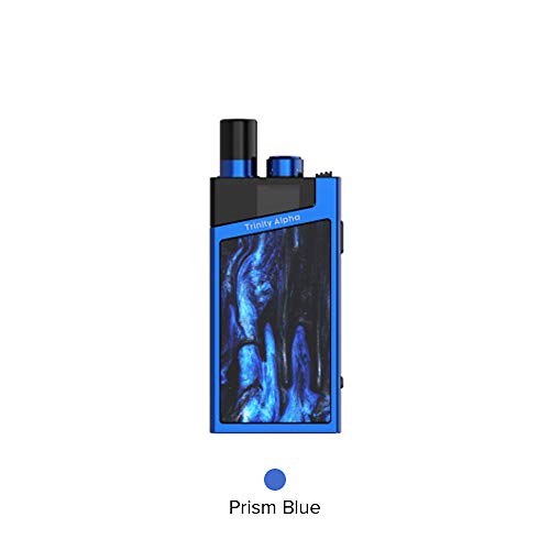 SMOK Trinity Alpha Kit, SMOK Trinity Alpha Pod System Kit con batería de 1000mAh Cigarrillo Electronico Sin Nicotina y Tabaco (Prisma Azul)