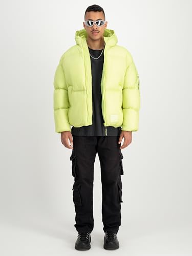 Veste Bomber Alpha Industries Cloud Puffer couleur Arctic Lime originale
