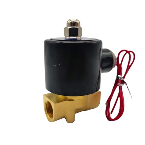 Válvula solenoide G de aluminio con bobina integrada para control preciso de helio 4