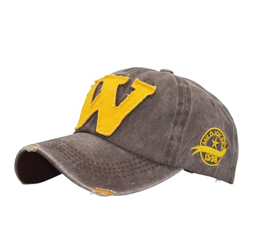 Image of kill off W Cap Baseball Cap Men hat Base Ball Embroidered Vintage Style hat Adjustable W Letter Caps Unisex Baseball Cotton