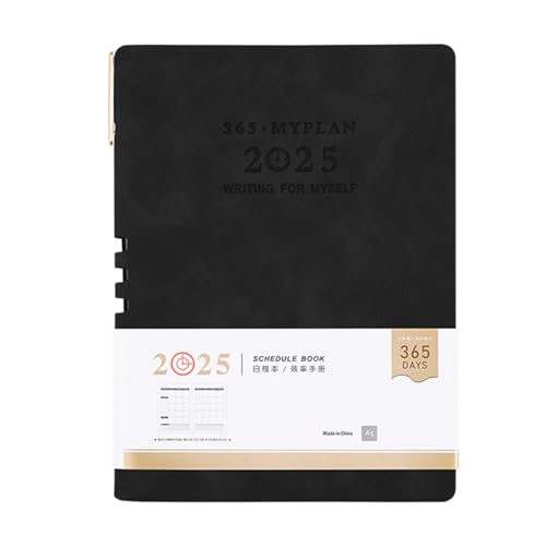 Planificateur académique en cuir de janvier à décembre 2025 agenda annuel bureau et études