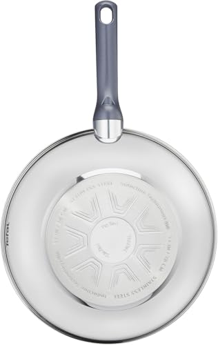 Miniatura 5 de Tefal Daily Cook - Wok De 28 Cm, Apto Inducción, Antiadherente, Revestimiento Titanio, Thermo-Signal, Apto Lavavajillas Y Horno, Acero Inoxidable