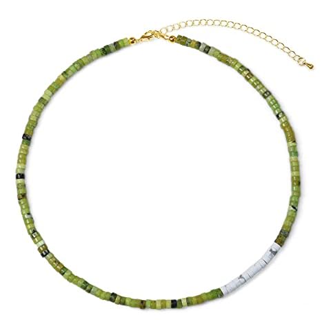 COAI Heishi Stone Beaded Choker Necklace Cover