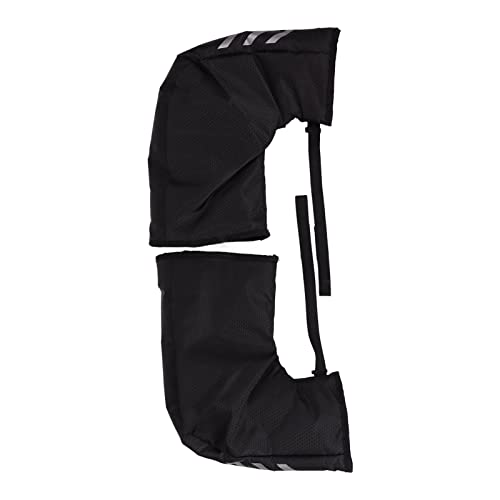 Kikumi Fahrrad-Barhandschuhe, Wasserdichte, Winddichte, Warme, Reflektierende mit Motorradgriff und Außentaschen für Mountainbikes, E-Bikes, Pendlerfahrräder