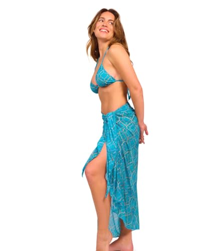 Kiniki Women's Tan Through Beach Sarong (5th Generation)2
