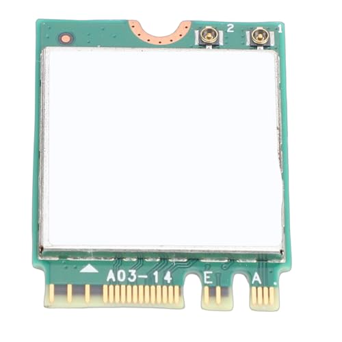 Tarjeta inalámbrica WiFi 6E, banda triple 2.4G 5G 6GHz con adaptador de red Bluetooth 5.3 para laptop y escritorio con antenas externas duales de 8dBi miniatura 6