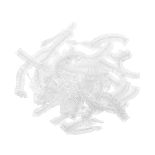 TIDTALEO 100pcs Plastic Bowl Covers Reusable Elastic Food Covers for Bread Proofing Stretchable Shower Cap for Baking Keeps Bread Fresh for Kitchen Storage