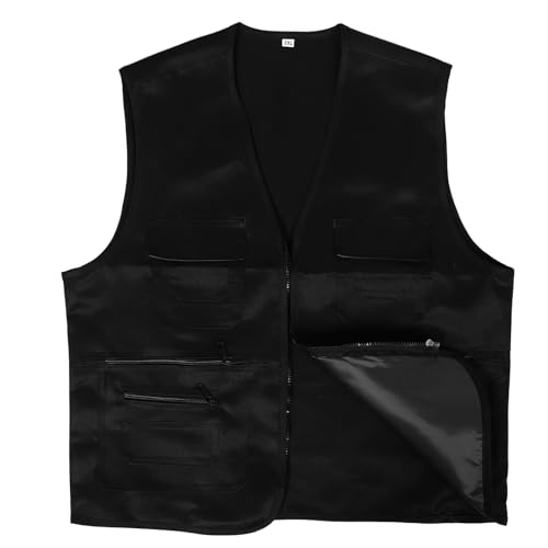Chaleco de pesca Mipcase con cuello en V confeccionado en algodon resistente
