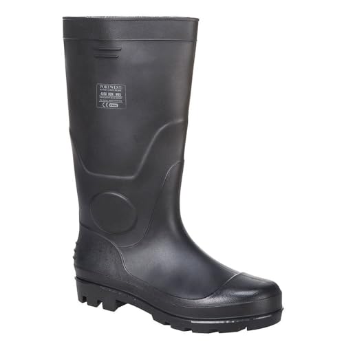 Portwest FW90 PVC Waterproof O4 Wellington Black, 41