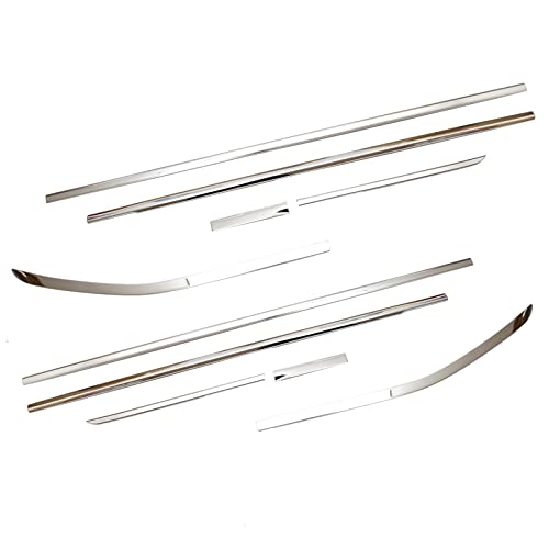 ステップワゴン エアー スパーダ RP6 RP7 RP8 系 ウィンドウモール ウェザーストリップモール サイドドア ウェザー モール サイドモール サイドメッキ サイドカバー メッキ 鏡面 仕上げ サビに強い ステンレス製 10P FJ5484