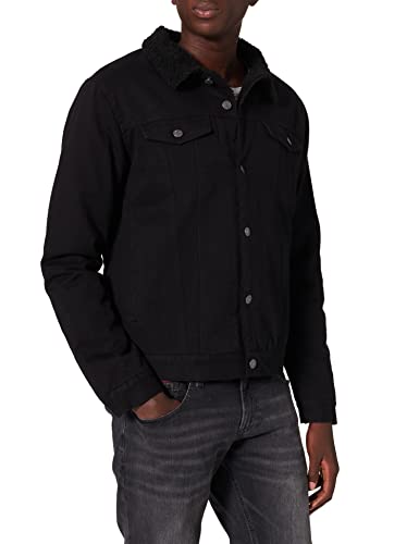 Soul Star Mink Giacchetto Denim, Nero (Nero