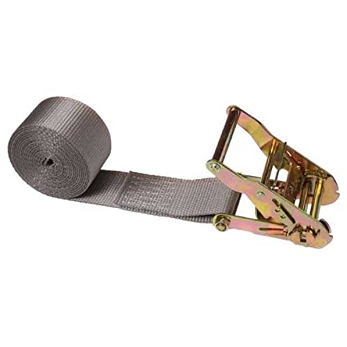 Endless Ratchet Strap 2"x10 Ft – Gray Hookless Single