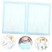 ORFOFE 10pcs Incontinence Eliminating Leak-Proof Count Pee Extra Large Diapers Liners Mats Babies Adults Urine Mat Waterproof Pee or Sky-Blue