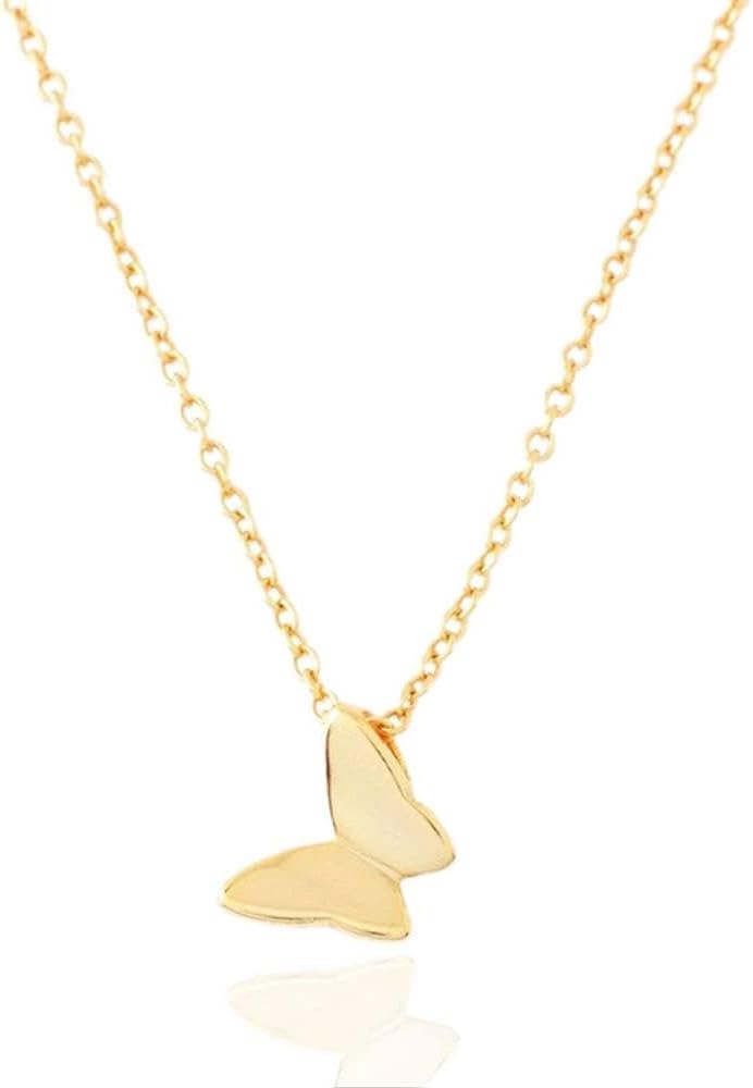 necklace for women butterfly jewelry pendant 18k choker collar Made in China