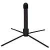 Cecilio Flute Stand - Stable 4-Legged Foldable Design, Portable & Quick Setup, Metal Base for Flute & Piccolo