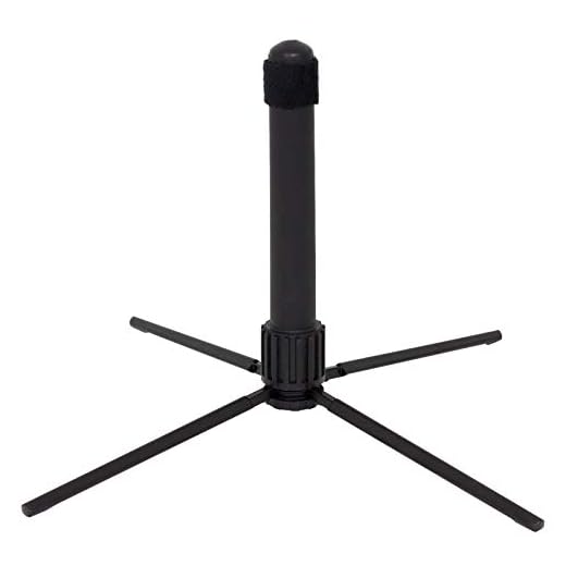 Cecilio Flute Stand Stable 4-Legged Foldable Design, Portable & Quick Setup for Practice, Performances, Music Class