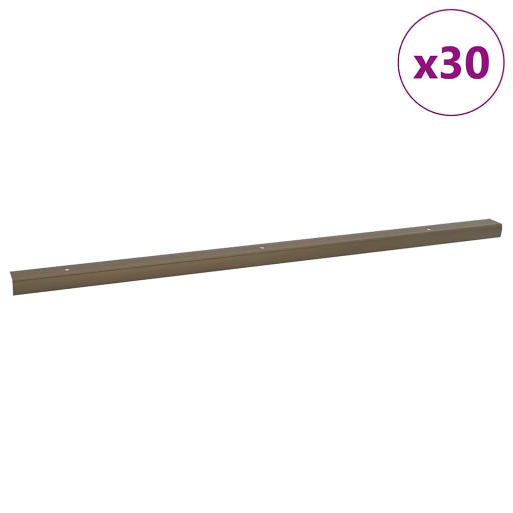Profile schodowe 30 szt. aluminiowe stopnie schodowe 67 x 3 x 2