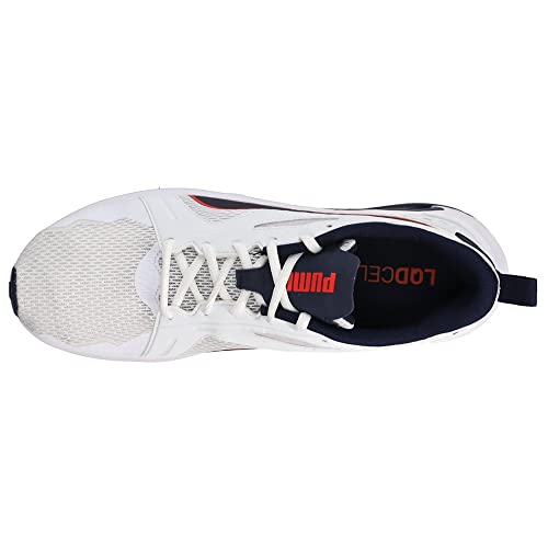PUMA PUMA Men's LQDCELL Method Lace Up Fashion Sneaker Pct/Wht/Rd 11 Medium US