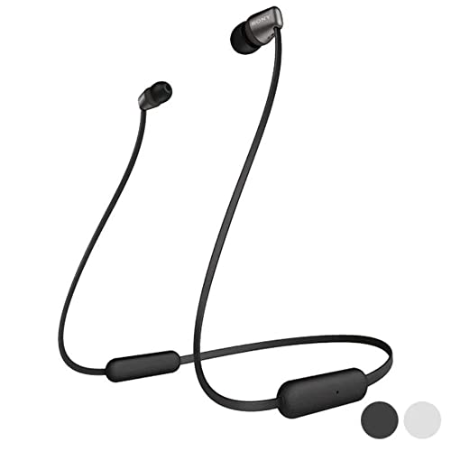 Image of SONY WI-C200 Wireless Bluetooth Headphones - White