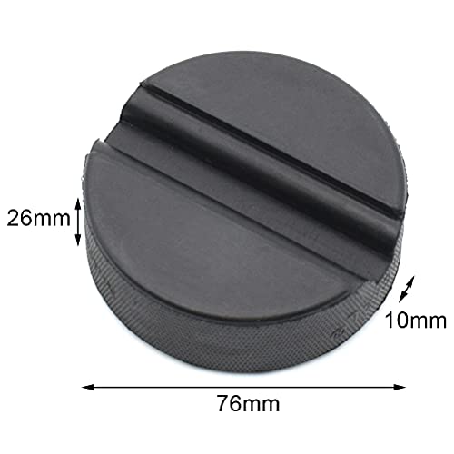 Gummiauflage Wagenheber,Universelle Gummiauflage Wagenheber und Hebebühnen Rangierwagenheber Unterstellbock Gummi Jack Pad für Schützt Ihren PKW und SUV vor Kratzern