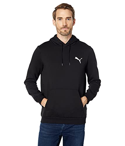 Image of PUMA Mens Essentials No. 1 Logo Hoodie Casual Outerwear Casual - Black