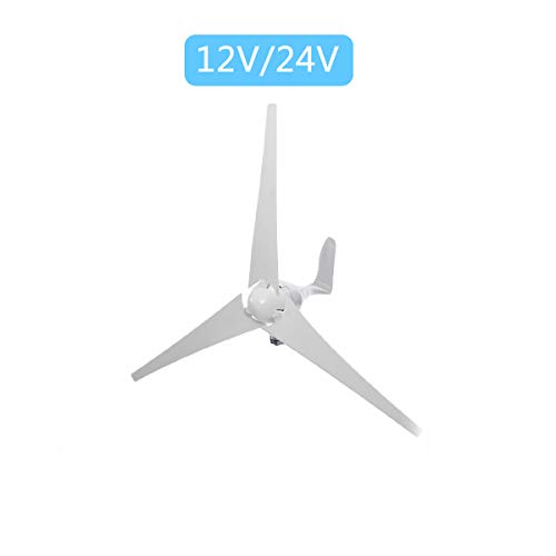 TQ 8000W Wind Turbines Generator, 12V/24V 3/5 Blades Horizontal Wind Generator with Controller Windmill Energy Turbines Charge,24v,5 Blades