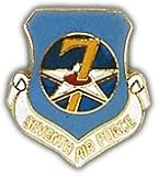 US Air Force 7th Air Force Shield Lapel Pin
