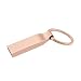 Produktbild 32 GB USB Stick Metall USB 2.0 Flash Drive Uflatek 32 GB Rosegold Wasserdicht Speicherstick Flash-Laufwerk mit Schlüsselring,Geburtstag Geschenk für School,Büro,Kinder & Home