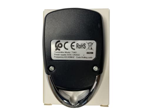 Dortimate Gate Remote Control Transmitter For Automatic Gate Opener Electric Gate Hardware With Rolling Code 433.92Mhz Black (Rt34) #TOP3