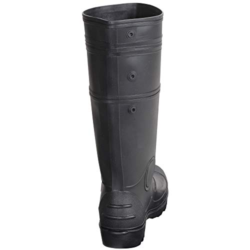 Custom Leathercraft CLC Rain Wear R23014 Over The Sock Black PVC Rain Boot, Size 14 by Custom Leathercraft - Image 2