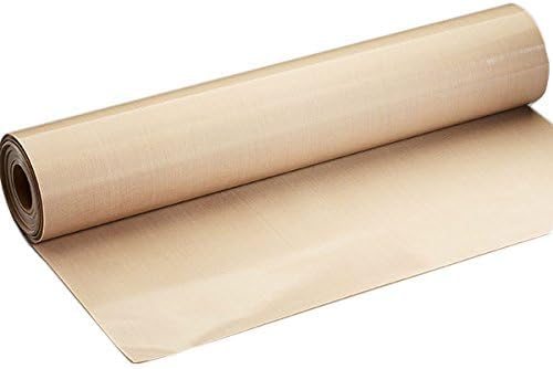 PTFE Roll - 5 mil thickness for multiple applications. Use as sheet pan liners for cooking, heat transfer cover sheets and more 16 Inches by 6 Yards