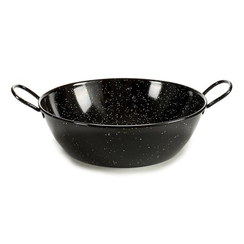 Poêle profonde émaillée 32 cm LA DEHESA à anses pour cuisine